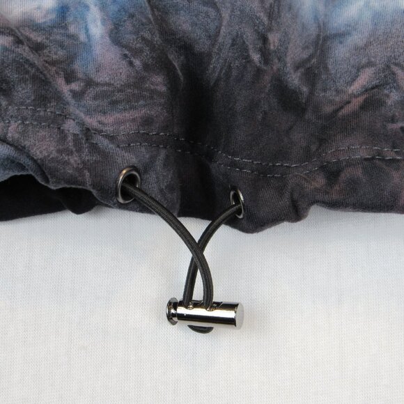 UK2LA Juniors Size M Multicolored Marbled Soft Hooded Long Sleeve Shirt - Picture 7 of 7